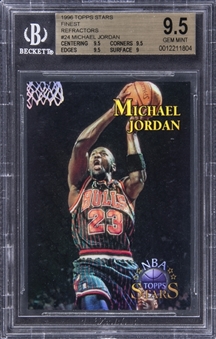 1996-97 Topps Stars Refractor #24 Michael Jordan - BGS GEM MINT 9.5